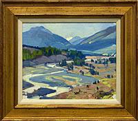 Mountain River Landscape (Canada?)