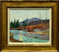 River Scene (Peace River, Yukon, Canada)