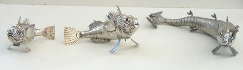 Articulated Fish Besamim Boxes