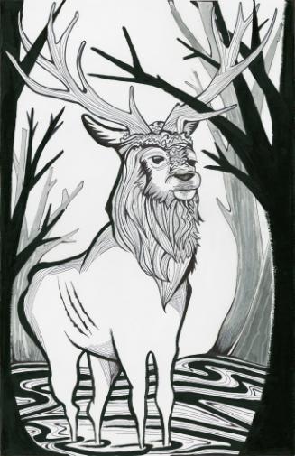 The Stag at the Pool