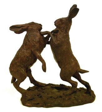 Boxing Hares