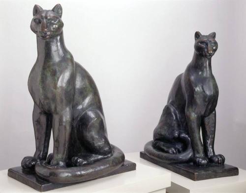 Puma:  A Bronze Pair