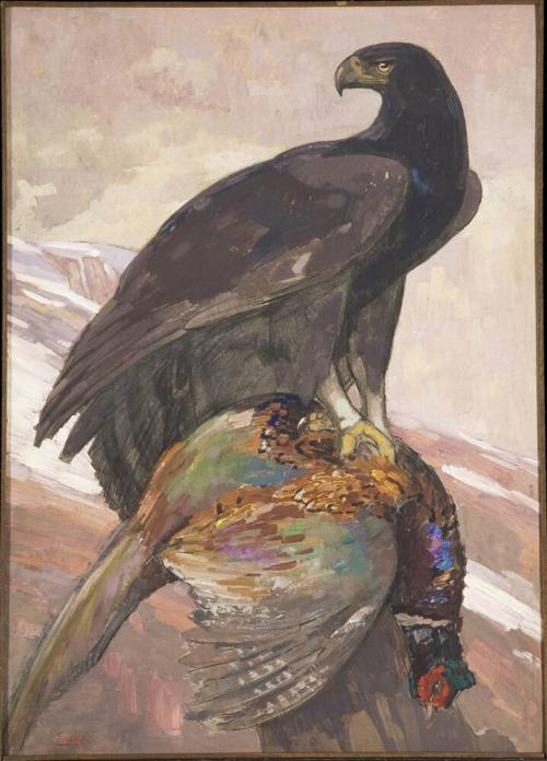 Eagle and its Prey (aka Aigle Royal et sa Proie)
