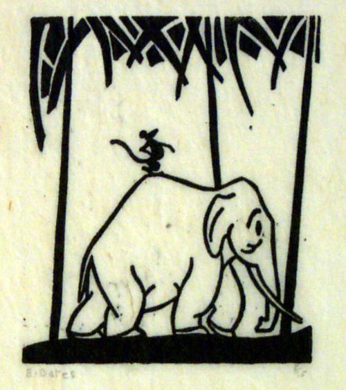 Elephant with Monkey on Back