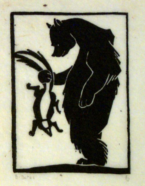 Bear Holding Skunk