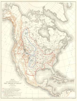 Map Illustrating Bison Removal