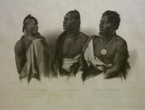 Missouri Indian, Oto Indian, Chief of the Puncas