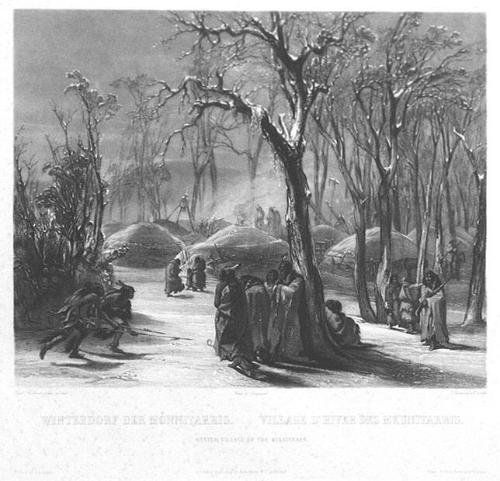 Winter Village of the Minatarres