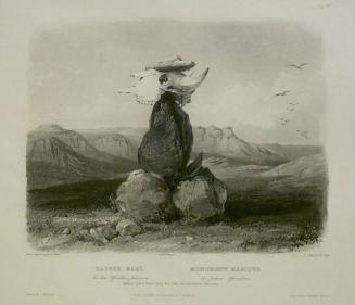 Magic Pile erected by Assiniboin Indians