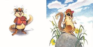 Original Illustration for Jackson Hole's Carl Discovers Wildlife Art