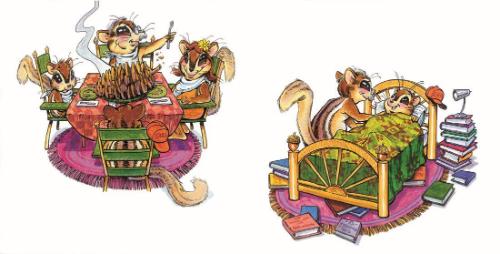 Original Illustration for Jackson Hole's Carl Discovers Wildlife Art