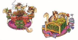Original Illustration for Jackson Hole's Carl Discovers Wildlife Art