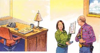 Original Illustration for Jackson Hole's Carl Discovers Wildlife Art