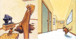 Original Illustration for Carl and the Mysterious Nibbler