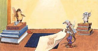 Original Illustration for Carl and the Mysterious Nibbler