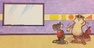 Cover board for "Carl Discovers Math in Art"