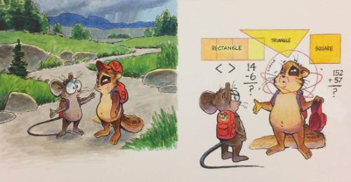 Storyboard for "Carl Discovers Math in Art"
