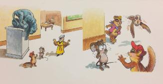 Storyboard for "Carl Discovers Math in Art"