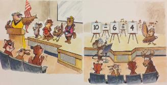 Storyboard for "Carl Discovers Math in Art"