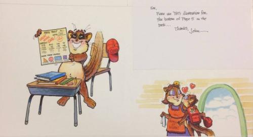Storyboard for "Carl Discovers Math in Art"