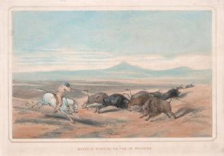 Buffalo Hunting on the Prairies