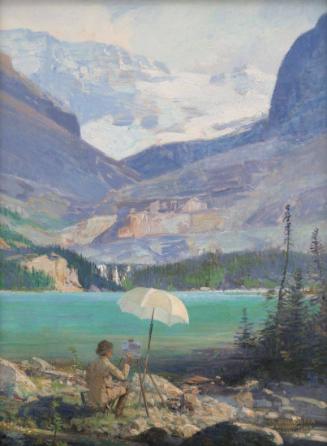 Study - Carl Rungius at Lake O'Hara