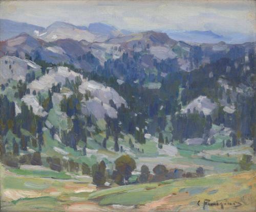 Landscape Sketch-Wind River