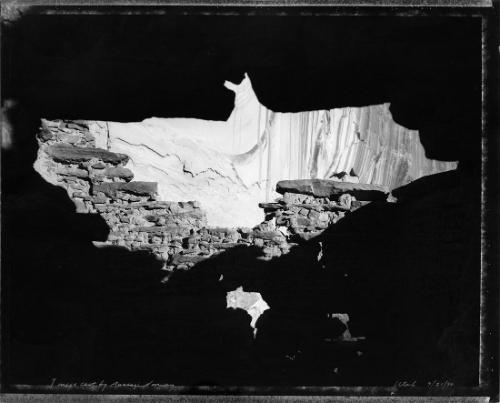 Image formed by Ancestral Pueblo doorway