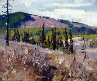Landscape Sketch Lone Pine, Wyoming