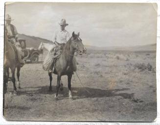 Untitled - Carl Rungius on Featherhead (horse)