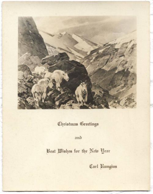 Christmas Card - Mountain Goats