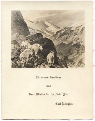 Christmas Card - Mountain Goats