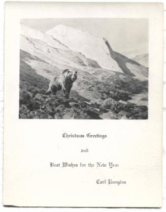 Christmas Card - Bear