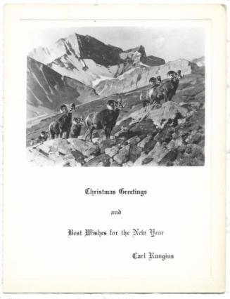 Christmas Card-Surprised, On Forbidden Creek