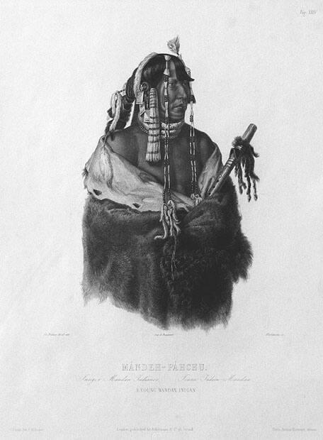 Mandeh-Pahchu, a young Mandan Indian