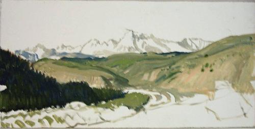 Untitled - Teton Range Sketch