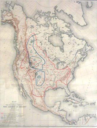 Map Illustrating Bison Removal