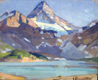 Landscape Sketch, Mount Assiniboine