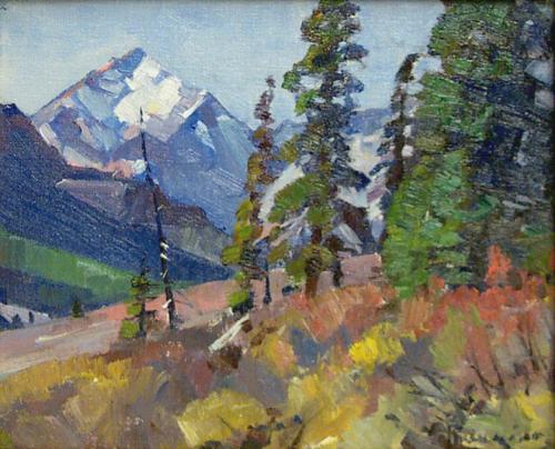 Untitled - Landscape (Autumn Mountains)